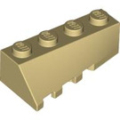 LEGO Tan Wedge 2 x 4 Sloped Right (43720)