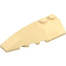 LEGO Beige Cuneo 2 x 6 Doppio Sinistra (5830 / 41748)