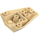 LEGO Tan Wedge 4 x 4 Triple Inverted with Reinforced Studs (13349)