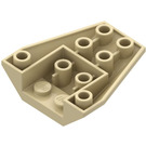 LEGO Beige Keil 4 x 4 Dreifach Invers ohne verstärkte Noppen (4855)