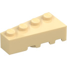 LEGO Tostado Cuña Ladrillo 2 x 4 Izquierda (41768)