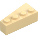 LEGO Tan Wedge Brick 2 x 4 Right (41767)