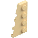 LEGO Beige Kile Plate 2 x 4 Vinge Venstre (41770)