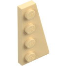 LEGO Beige Cuneo Piastra 2 x 4 Ala Destra (41769)