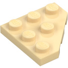 LEGO Opalenizna Klin Talerz 3 x 3 Narożnik (2450)