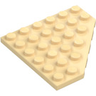 LEGO Beige Kile Plade 6 x 6 Hjørne (6106)