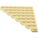 LEGO Tan Wedge Plate 8 x 8 Corner (30504)