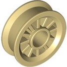 LEGO Tan Wheel Centre Spoked Small (30155)