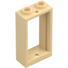 LEGO Beige Telaio della finestra 1 x 2 x 3 senza Sill (3662 / 60593)