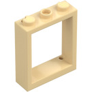 LEGO Beige Ikkunan kehys 1 x 3 x 3 (51239)