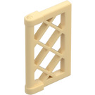 LEGO Tan Window Pane 1 x 2 x 3 Lattice (Reinforced) (60607)