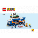 LEGO Team Sonic Command Truck Set 77006 Instructions