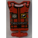 LEGO Technic Action Figure Body Part with 'TECHNIC', Belt and Logos (2698)