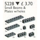 LEGO Technic Beams and Plates with Holes, Black Set 5228