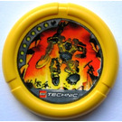 LEGO Technic Bionicle Weapon Throwing Disc with Blaster and Flames (32171)