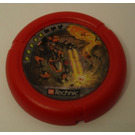 LEGO Technic Bionicle Weapon Throwing Disc with Torch / Fire / Lava (32171)