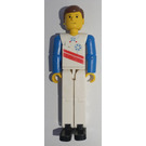LEGO Technic Figure mit Weiß Beine und Weiß oben Technische Abbildung