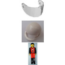 LEGO Technic Fireman avec blanc Casque Figure technique