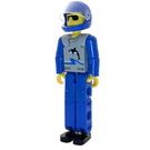 LEGO Technic Guy mit Orca auf Torso mit Blau Helm Technische Abbildung