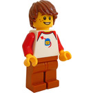 LEGO Teenager med Hvit Classic Space Topp Minifigur