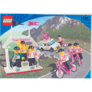 LEGO Telekom Race Cyclists and Winners' Podium 1199 Instructions