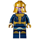LEGO Thanos with Dark Blue Arms and Helmet with Printed Legs  Minifigure