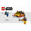 LEGO The Force Burner Snowspeeder Set 75414 Instructions