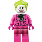 LEGO The Joker med Dark Lyserød Dragt og Bred Grin Minifigur