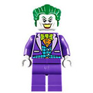 LEGO The Joker con Celeste medio Chaleco y Grande Smile / Ceño fruncido Minifigura