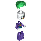 LEGO The Joker met Medium azuurblauw Vest en Groot Smile / Smirk Minifiguur