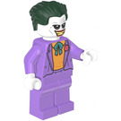 LEGO The Joker with Medium Lavender Suit and Dark Green Hair Minifigure