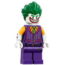 LEGO The Joker mit Striped Weste und Pointed Zähne Grinsen Minifigur