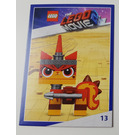 LEGO The LEGO Movie 2, Card #13 - Unikitty, Warrior Kitty