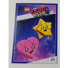 LEGO The LEGO Movie 2, Card #21 - Heart and Star