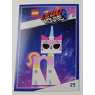 LEGO The LEGO Movie 2, Card #25 - Unikitty as Disco Kitty