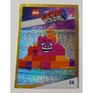 LEGO The LEGO Movie 2, Card #28 - Queen Watevra Wa’Nabi as Pile of Bricks