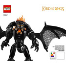 LEGO The Lord of the Rings: Balrog Book Nook Set 10367 Instructions