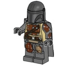 LEGO The Mandalorian met Cape en Printed Hoofd Minifiguur