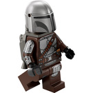 LEGO The Mandalorian med Jet Pack og Printed Hoved med Hjelm Stribe Minifigur