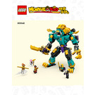 LEGO The Mighty Azure Lion Set 80048 Instructions