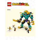 LEGO The Mighty Azure Lion 80048 Instrukce