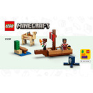 LEGO The Pirate Ship Voyage  Set 21259 Instructions
