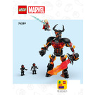 LEGO Thor vs. Surtur Construction Figure Set 76289 Instructions