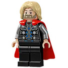 LEGO Thor med Svart Drakt og Gummi Kappe Minifigur