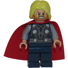 LEGO Thor with Dark Blue Suit and Starched Cape Minifigure