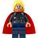 LEGO Thor jossa Dark Sininen Puku ja Stretchy Viitta Minihahmo