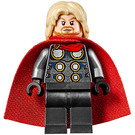 LEGO Thor с Pearl Dark Сив Костюм и нос Минифигурка