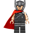 LEGO Thor con Pearl Dark Gris Traje con Casco y Capa Minifigura