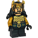 LEGO Thorin Oakenshield with Gold Armor and Crown Minifigure