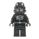 LEGO TIE Fighter Pilot med Brun Hoved Minifigur